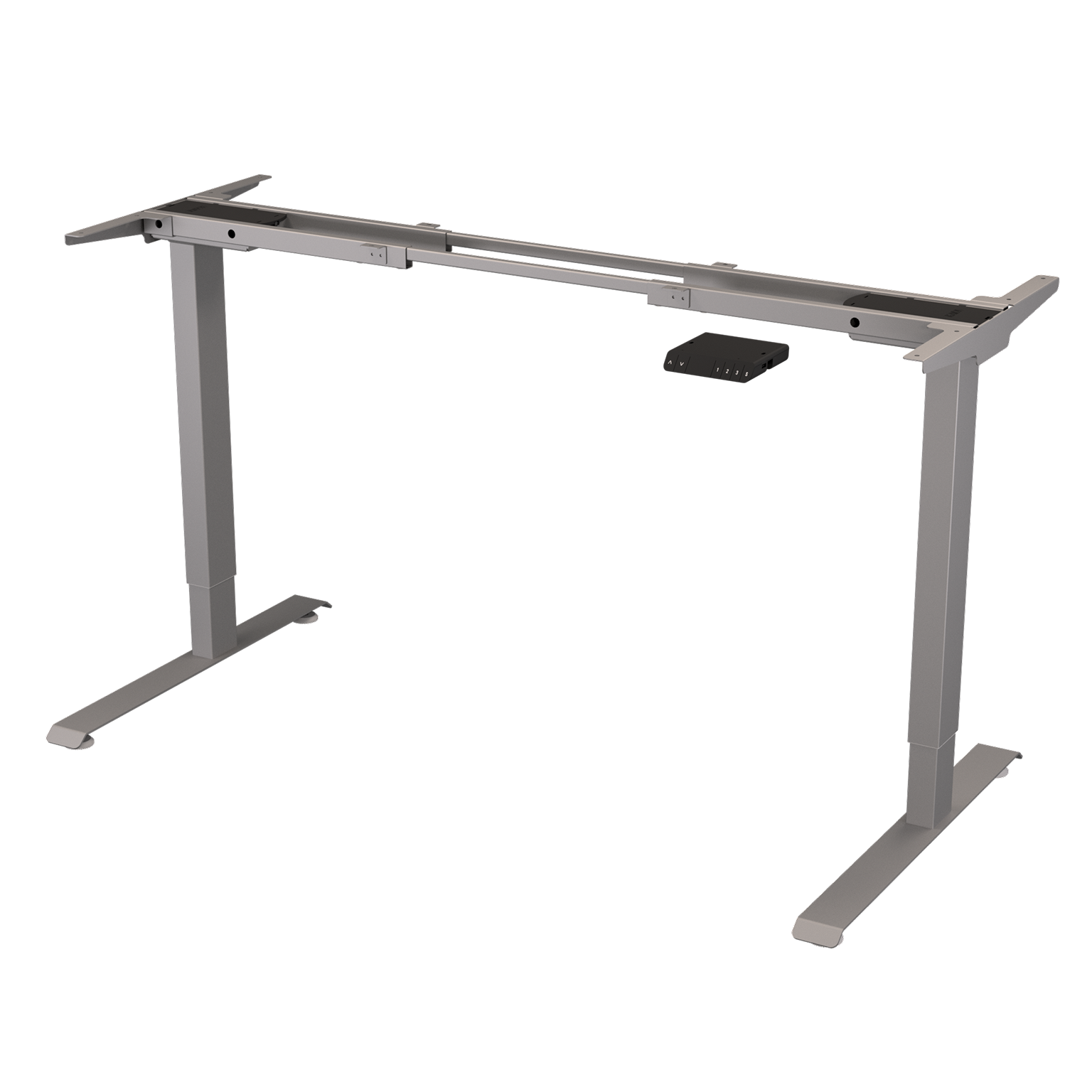 Height Adjustable Dual Stage Silver