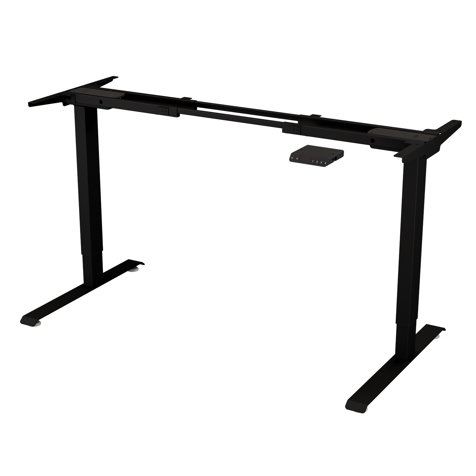 Height Adjustable Dual Stage Black