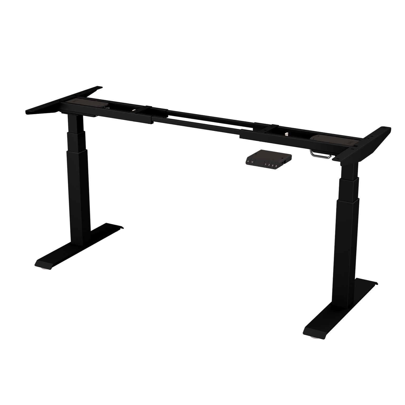 Height Adjustable Three Stage Black